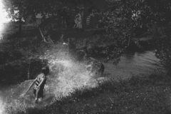 Wasserspiele im Mühlenteich