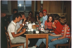 1971 Frühstück im Thermiksaloon