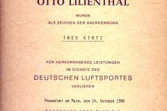 Diplom Otto Lilienthal